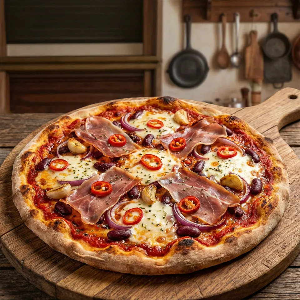 Olaszos Bulldózer Pizza