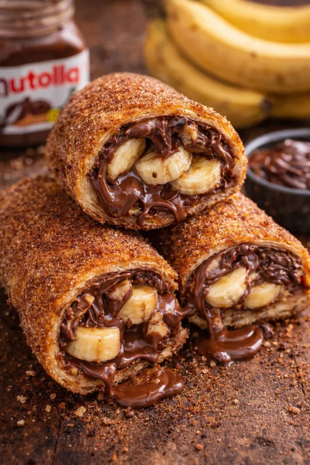 Banános Nutellás Chimichanga
